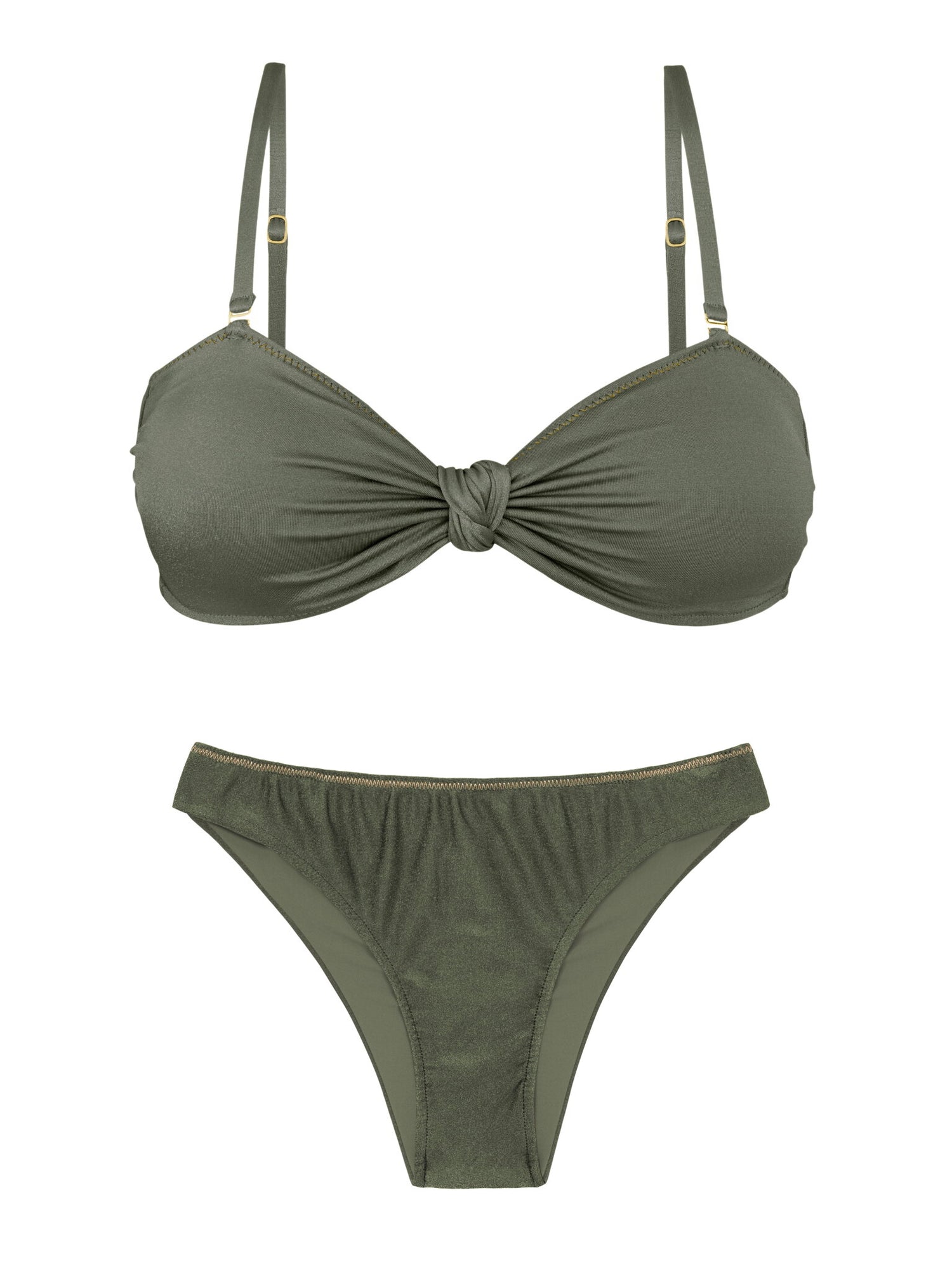 Product Front: Rio De Sol Set Set Croco Bandeau-Joy Essential