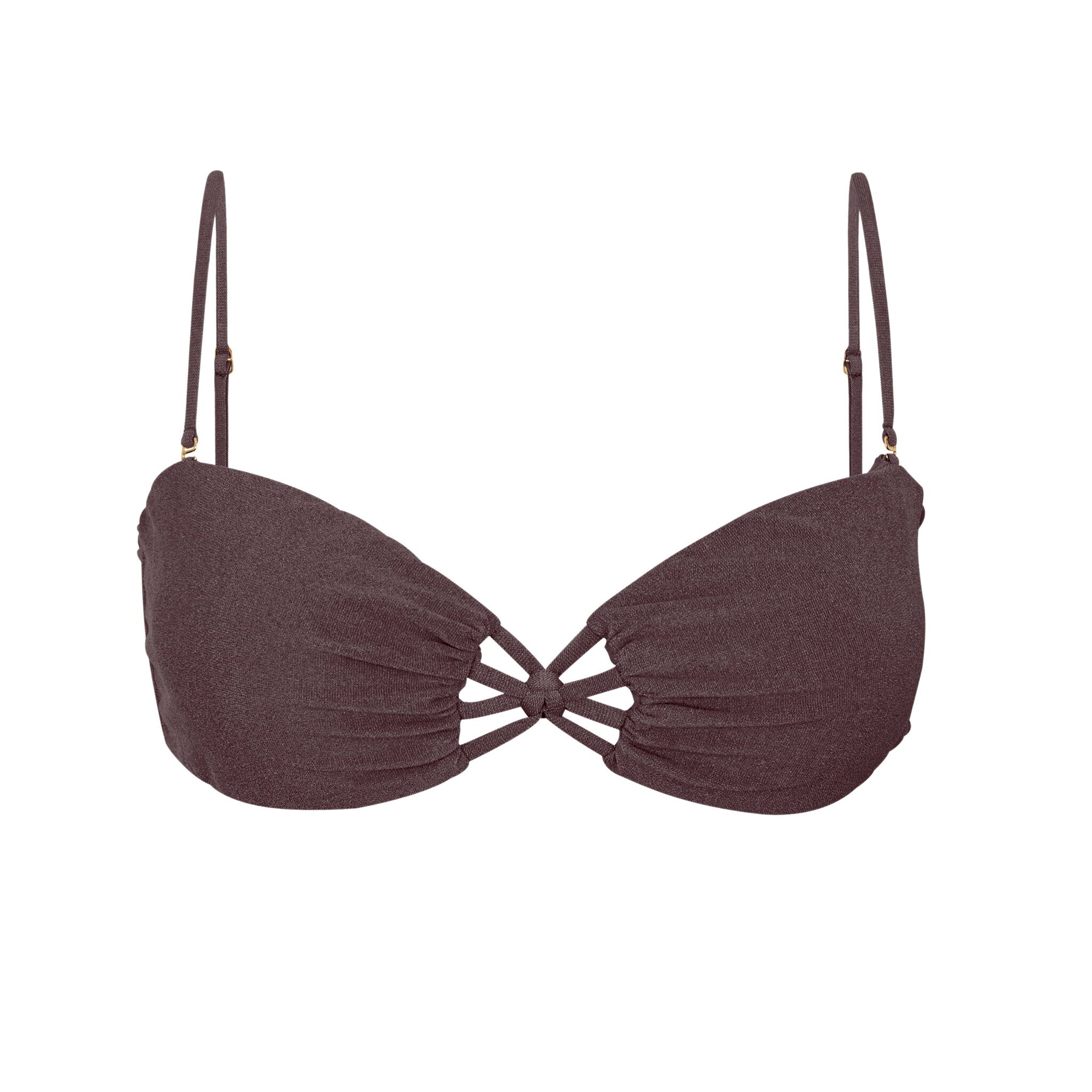 Product Front: Rio De Sol Top Top Malibu-Ebano Bandeau-Iris