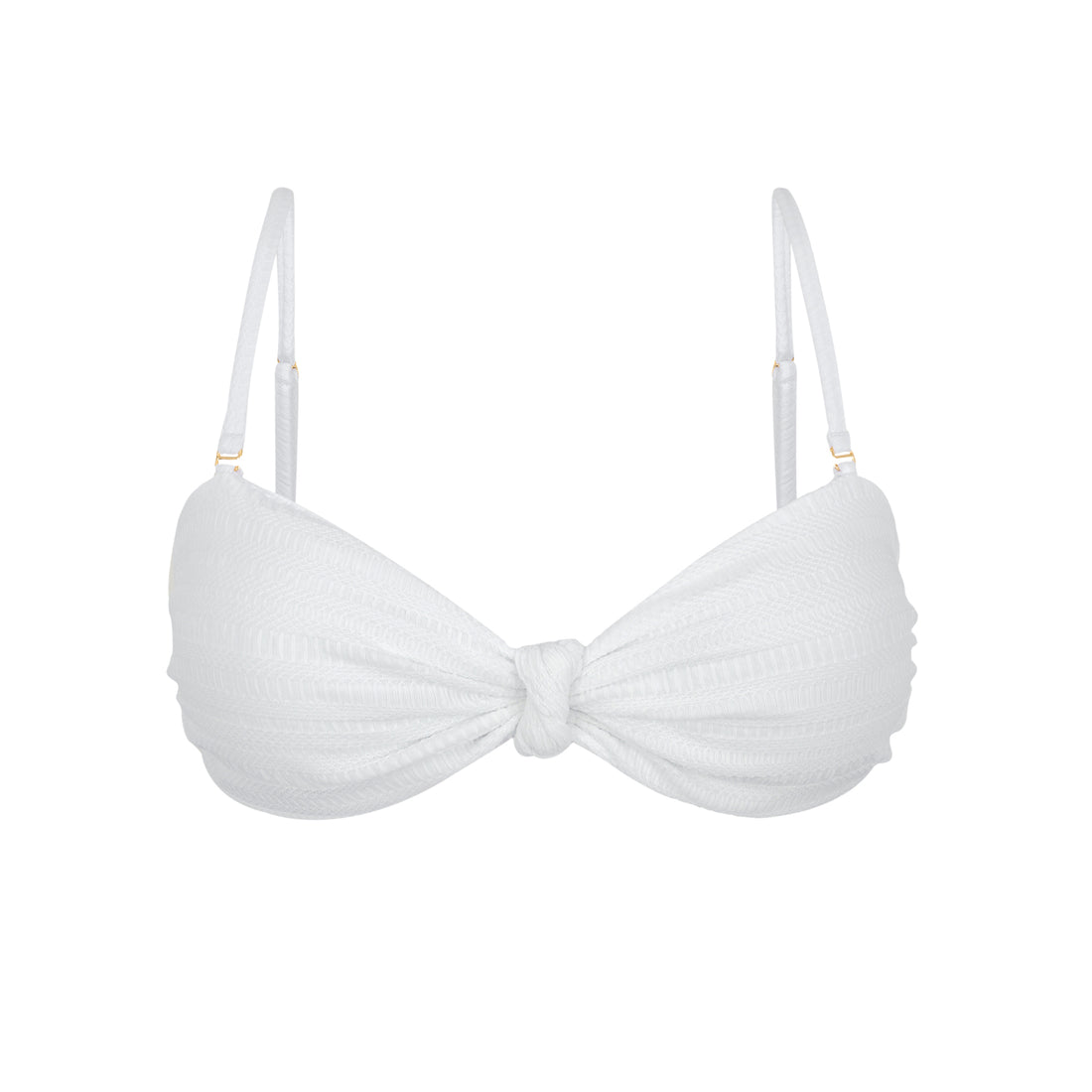 Product Front: Rio De Sol Top Top Memphis-White Bandeau-Joy