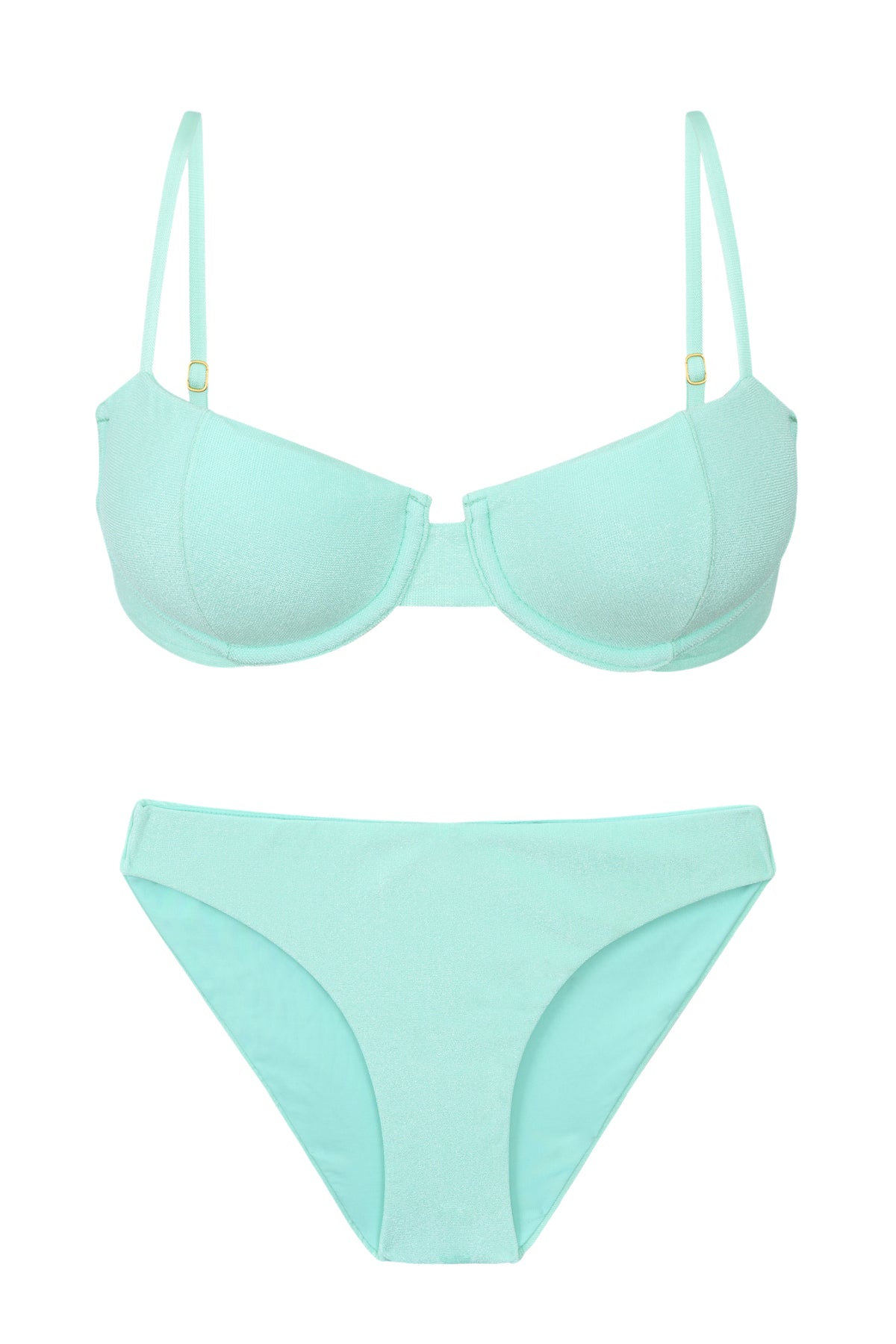 Product Front: Rio De Sol Two Piece Swimwear Set Malibu-Menta Balconet Essential-Comfy