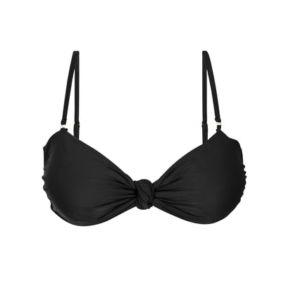 Product Front: Rio De Sol Top Top Touch-Black Bandeau-Joy