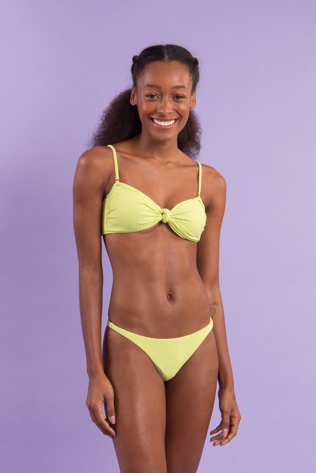 Image 13: Rio De Sol Two Piece Swimwear Set Bora-Citrus Bandeau-Joy Leblon-Fio