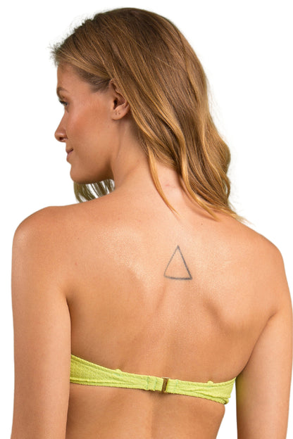 Image 06: Rio De Sol Top Top Bora-Citrus Bandeau-Joy