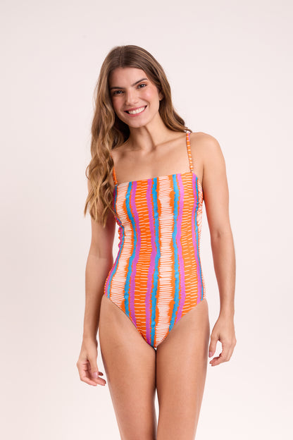Image 06: Rio De Sol One-Piece Stripes Cleo