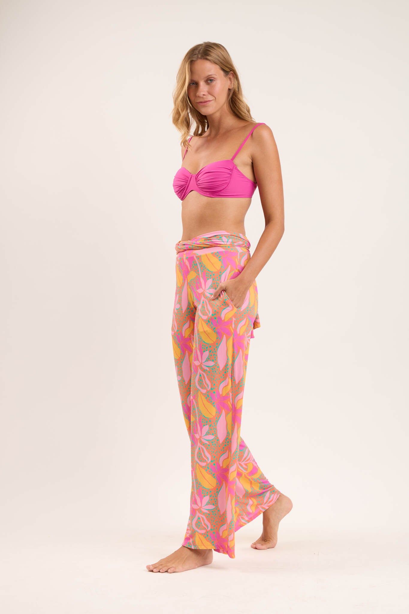 Image 04: Rio De Sol Beach Trousers Lyla Pants Knot