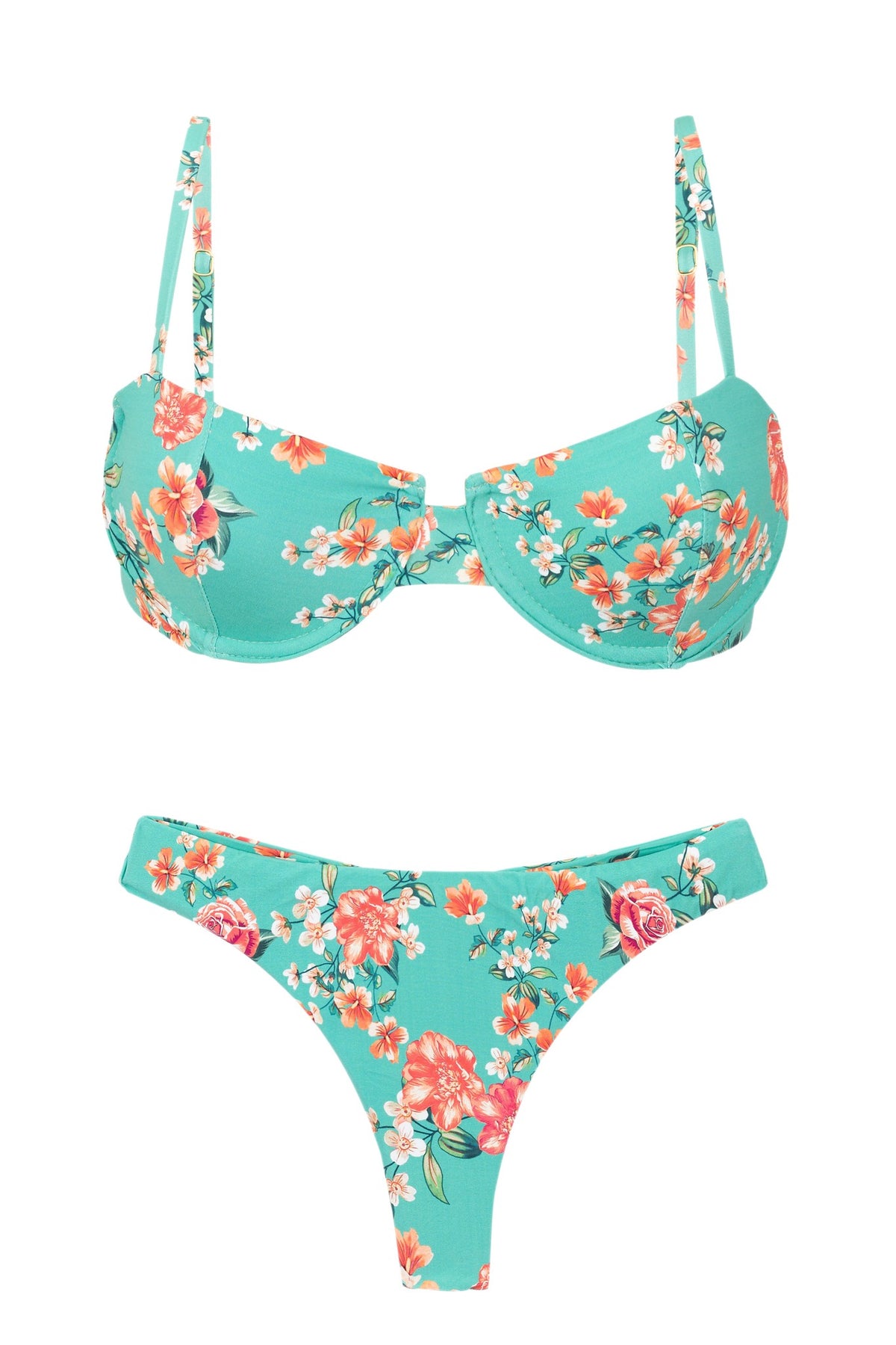 Product Front: Rio De Sol Two Piece Swimwear Set Botanic Balconet Nice-Fio