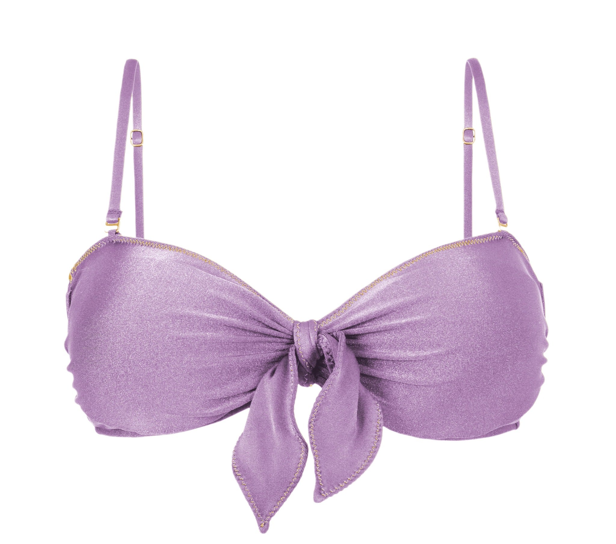 Product Front: Rio De Sol Top Top Shimmer-Harmonia Bandeau-Knot