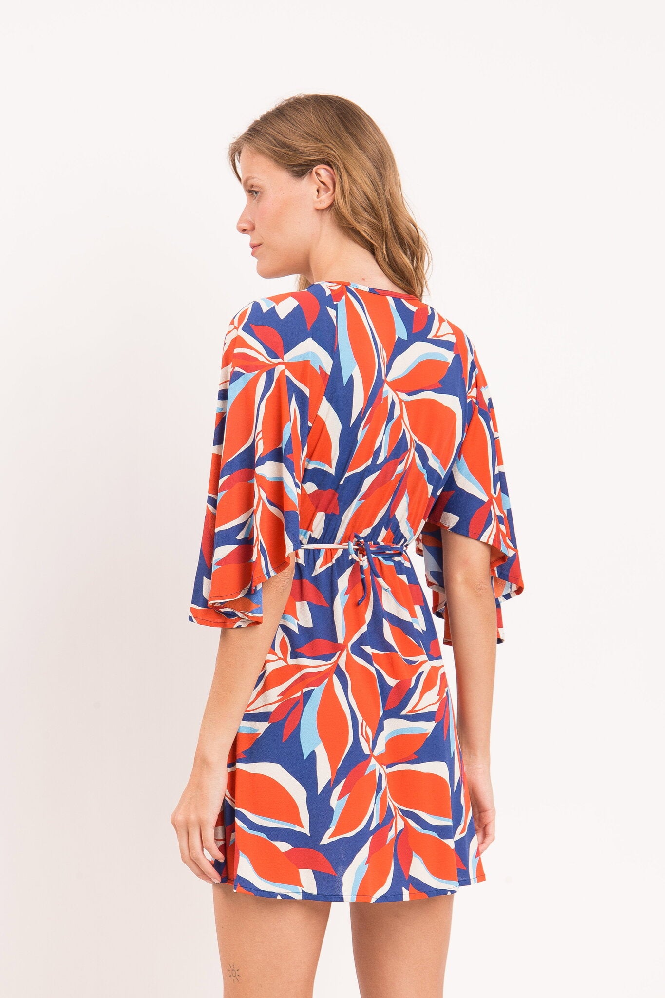 Image 10: Rio De Sol Mini Dress Leaves Mini Dress