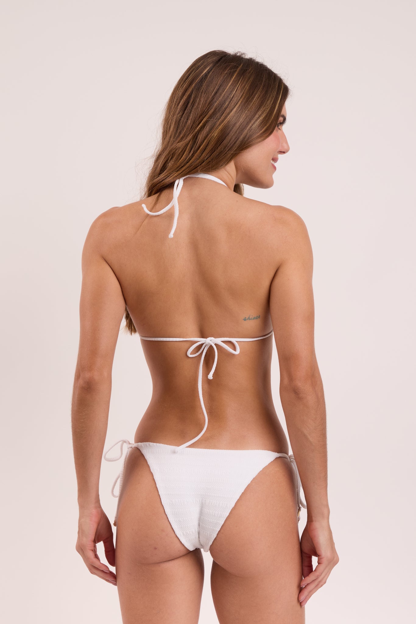 Model Back: Rio De Sol Bottom Bottom Memphis-White Lacinho