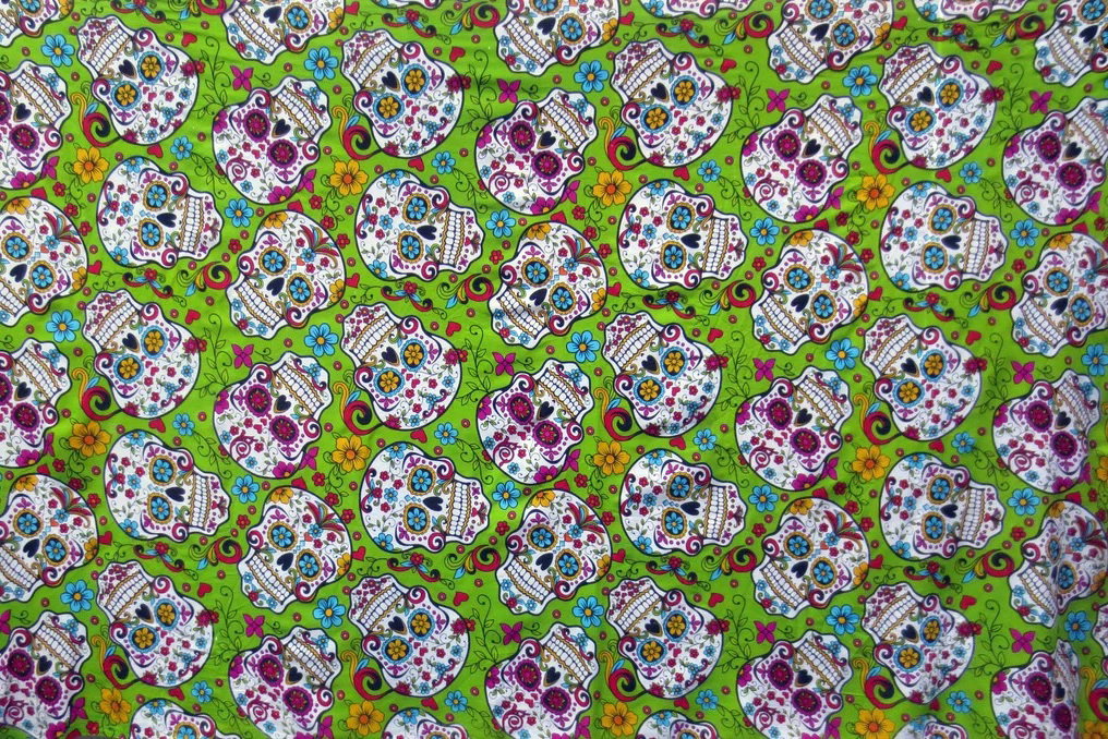 Product Front: Bali Blue Pareo Caveira Pequena Verde