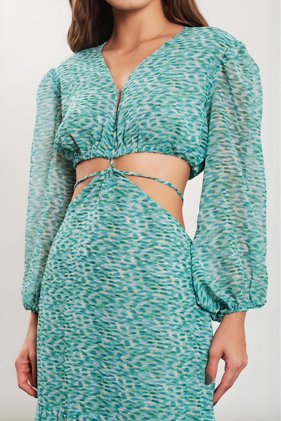Image 02: Blueman Maxi Dresses Reflexo Long Sleeve Dress