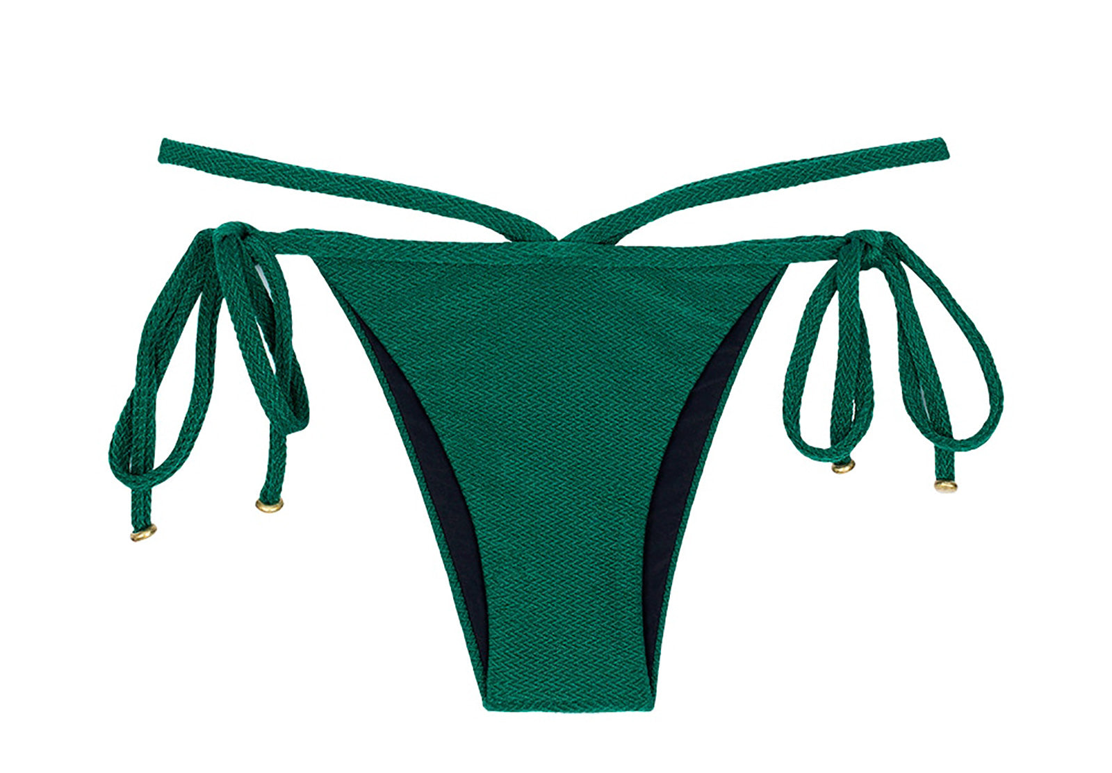 Product Front: Rio De Sol Bottom Calcinha Duna Green Cropped Neck