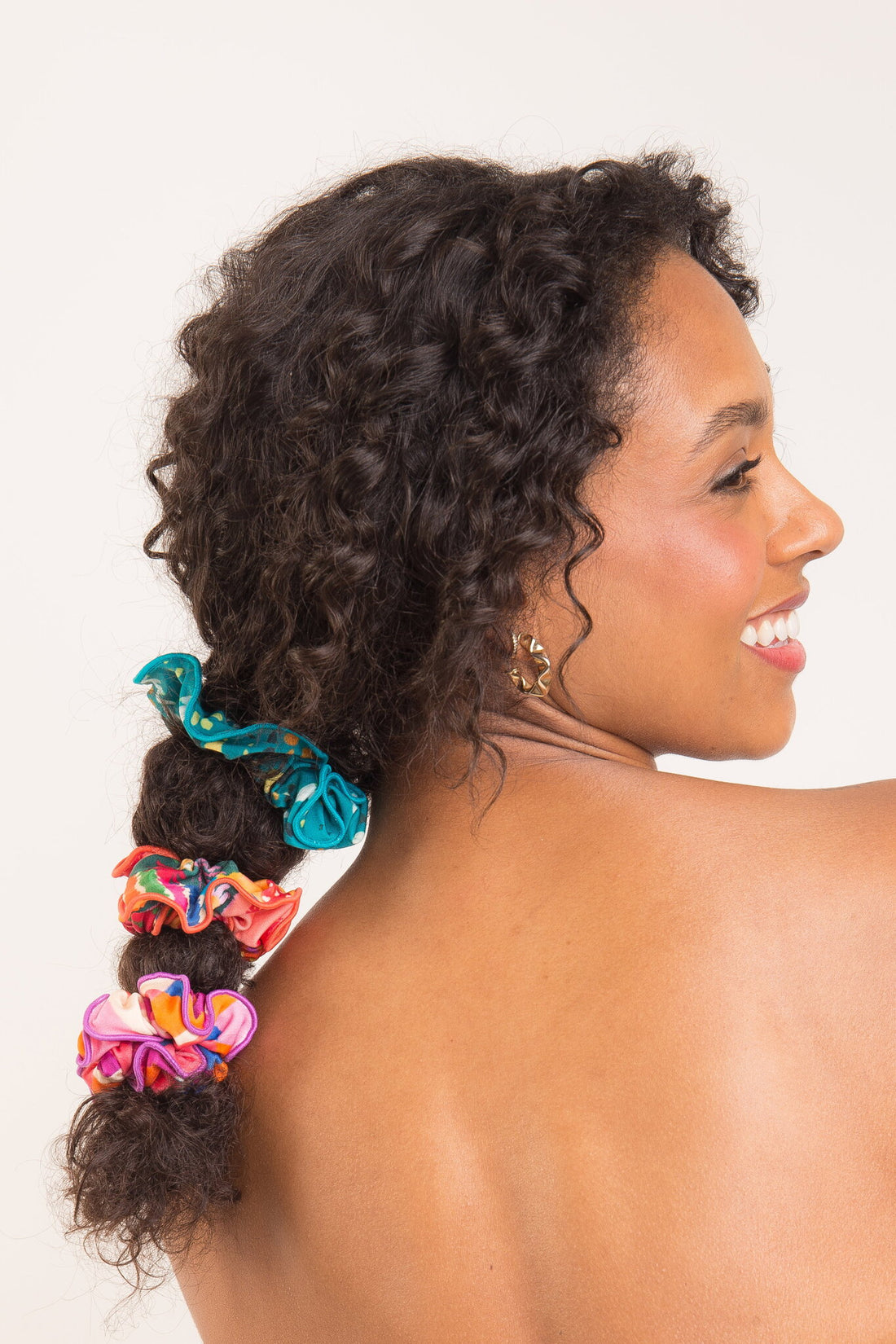 Image 02: Rio De Sol Hair Accessory Love-Trip Scrunchie
