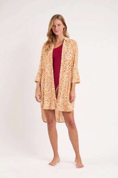 Model Front: Rio De Sol Kaftans / Cover Ups Sahari Chemise Gabriele