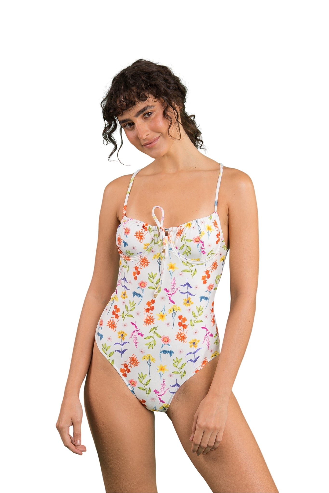 Model Front: Rio De Sol One-Piece Countryside Julia