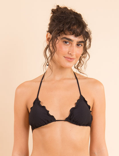 Image 08: Rio De Sol Top Top Dots-Black Frufru