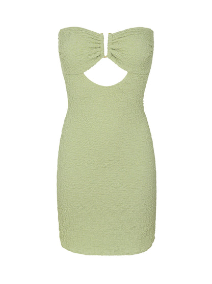 Product Front: Rio De Sol Mini Dress Brisa-Pistache Sara Dress