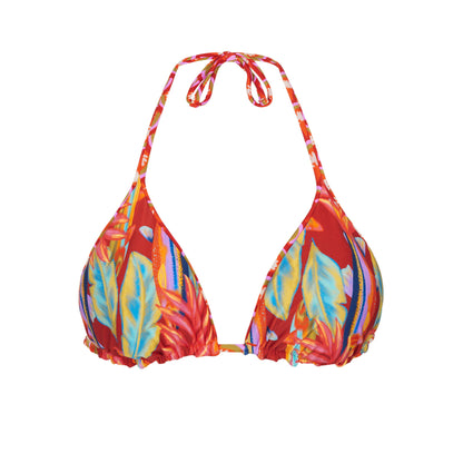 Product Back: Rio De Sol Bikini Tops Top Floral-Scales Tri-Inv