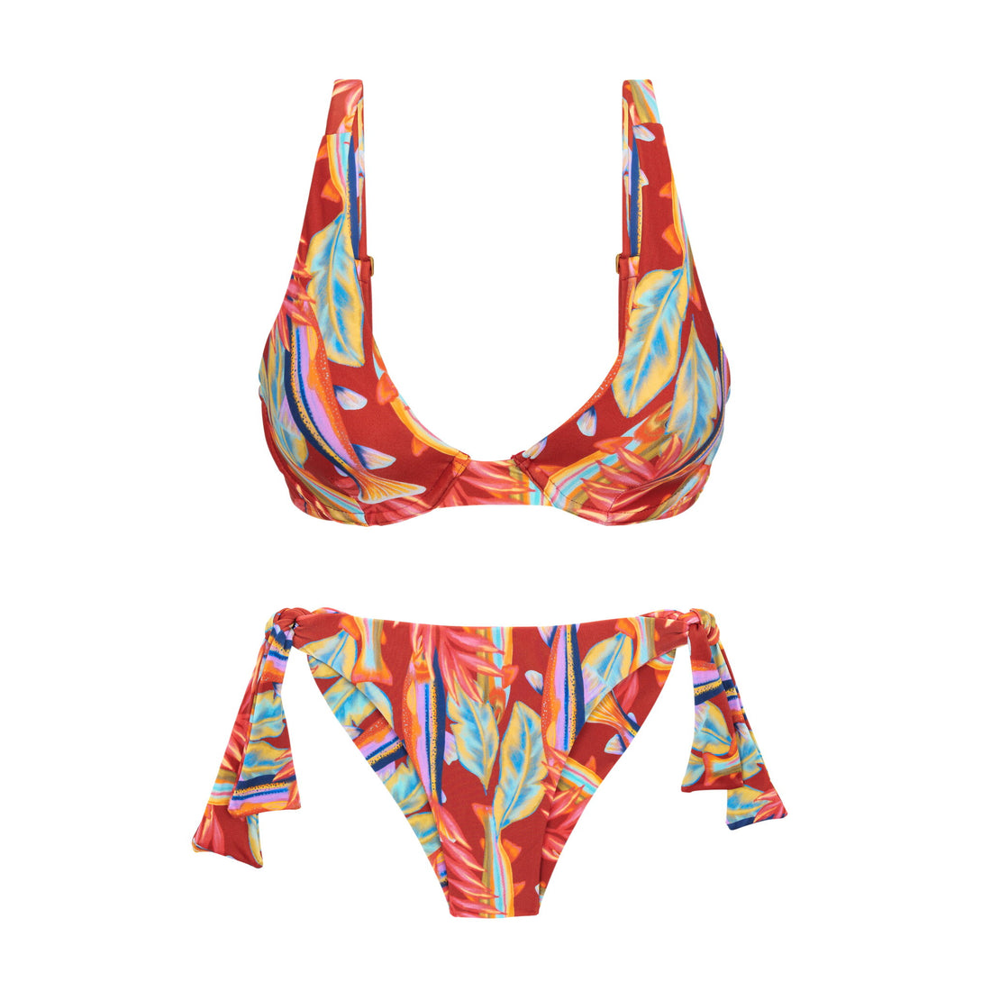 Product Front: Rio De Sol Two Piece Swimwear Set Sea-Bloom Chantal Italy