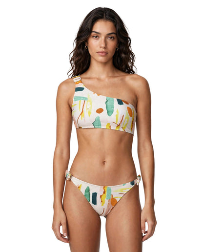 Model Front: La Playa Bikini Tops Top Ombro Paleta