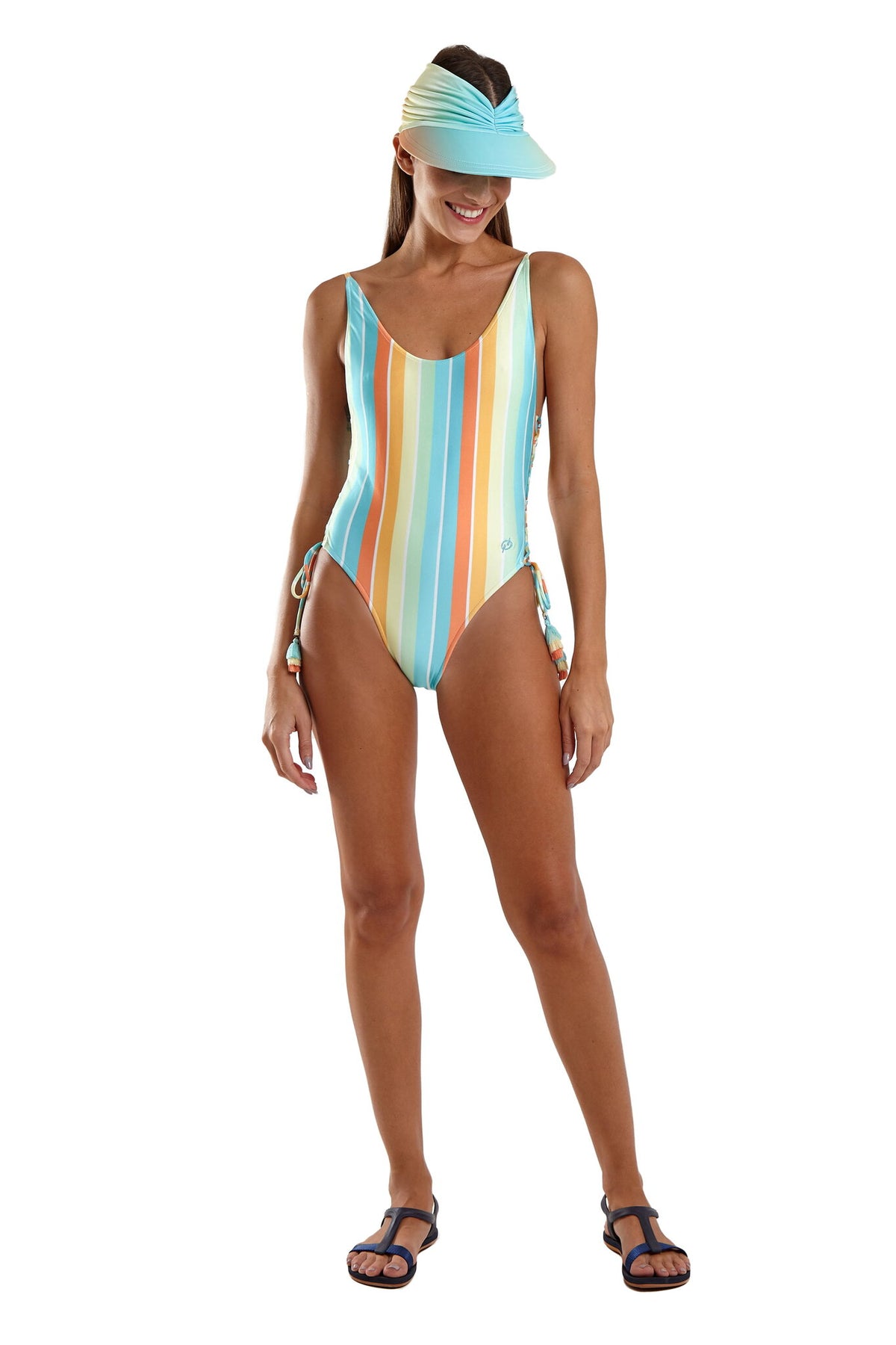 Model Front: Blueman One Piece Swimsuits Maio Betta Granita