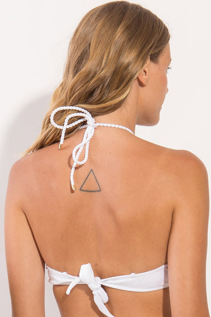 Image 08: Rio De Sol Bikini Tops Top Shimmer-White Twist