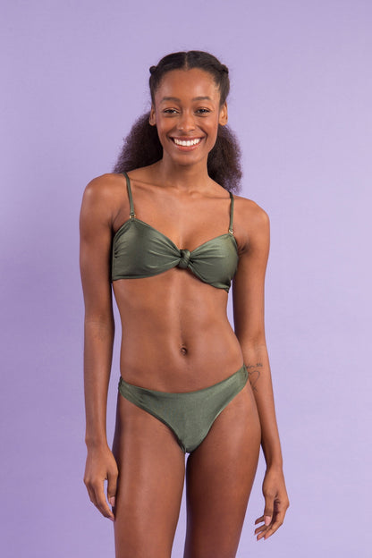 Image 11: Rio De Sol Two Piece Swimwear Set Croco Bandeau-Joy Essential
