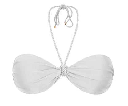 Product Front: Rio De Sol Bikini Tops Top Shimmer-White Twist
