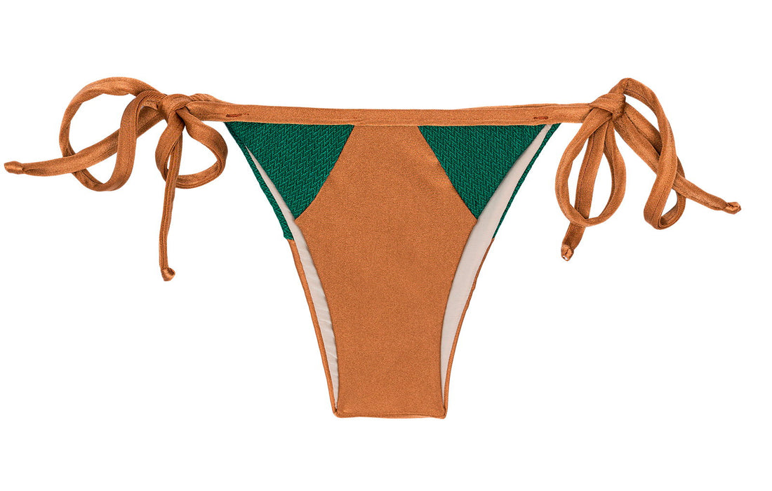 Product Front: Rio De Sol Bikini Bottoms Calcinha Copper Green