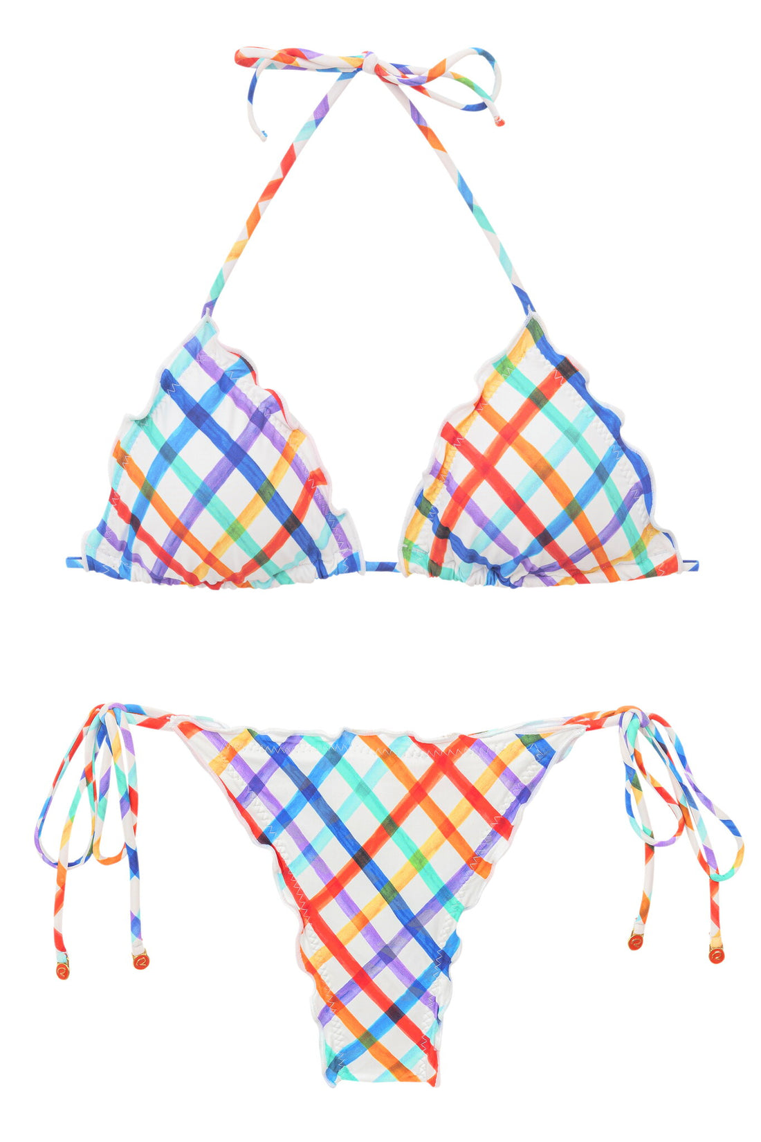 Product Front: Rio De Sol Two Piece Swimwear Set Square Frufru-Fio