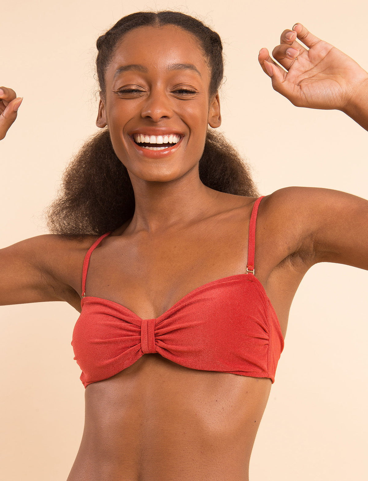 Image 08: Rio De Sol Bikini Tops Top Malibu-Chili Bandeau-Duo