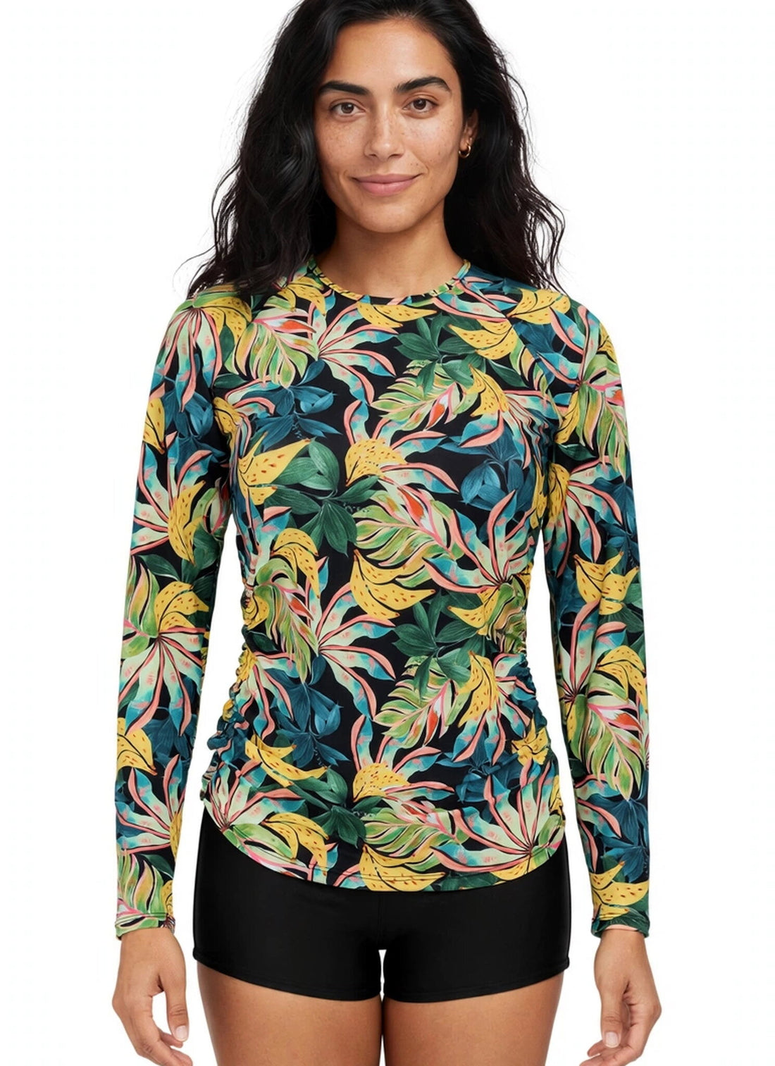 Gallery: La Playa Bikini Tops Blusa Uv Tropicool Preto