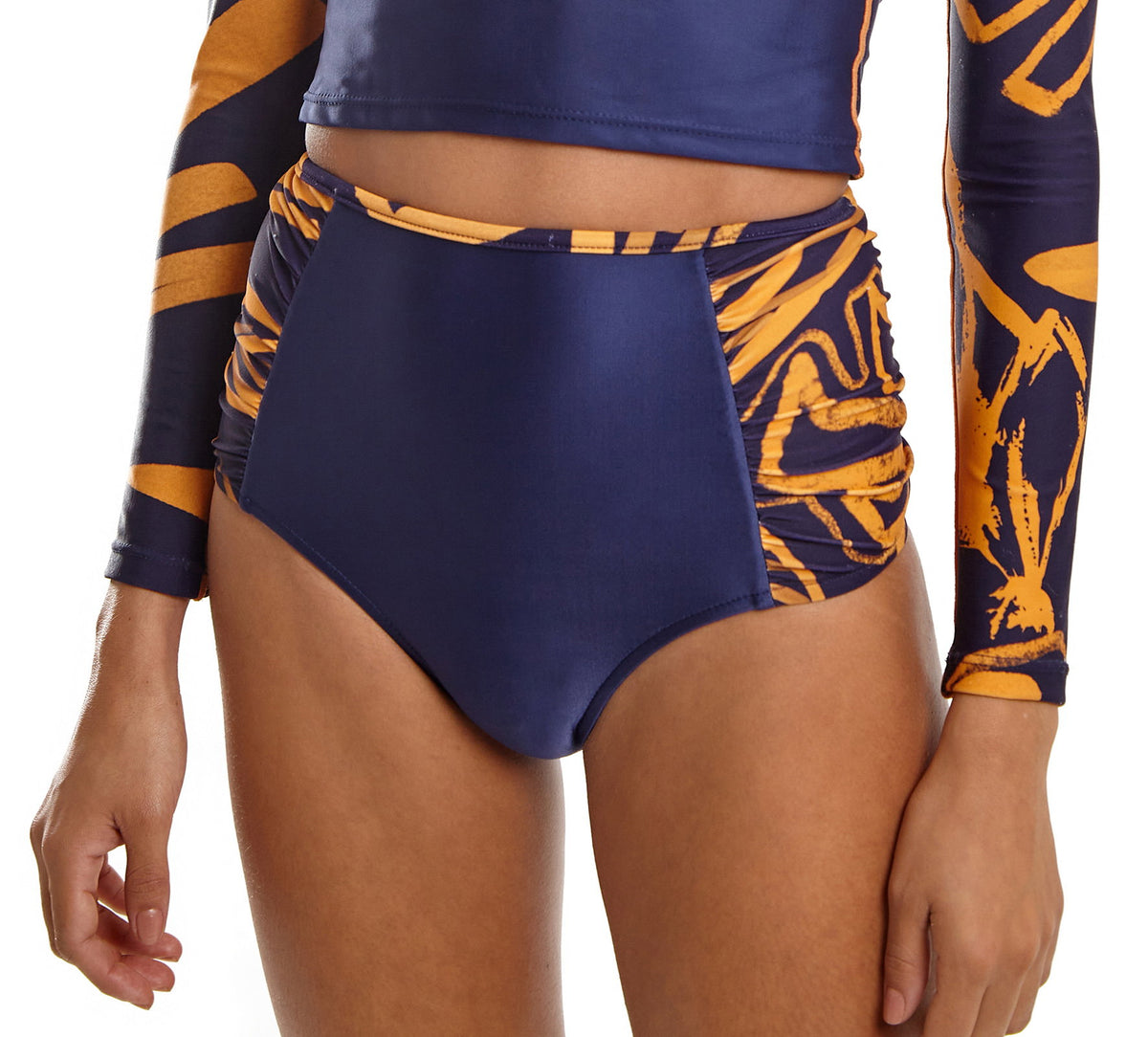 Image 09: Blueman Bikini Bottoms Bottom Board Bold Leafs