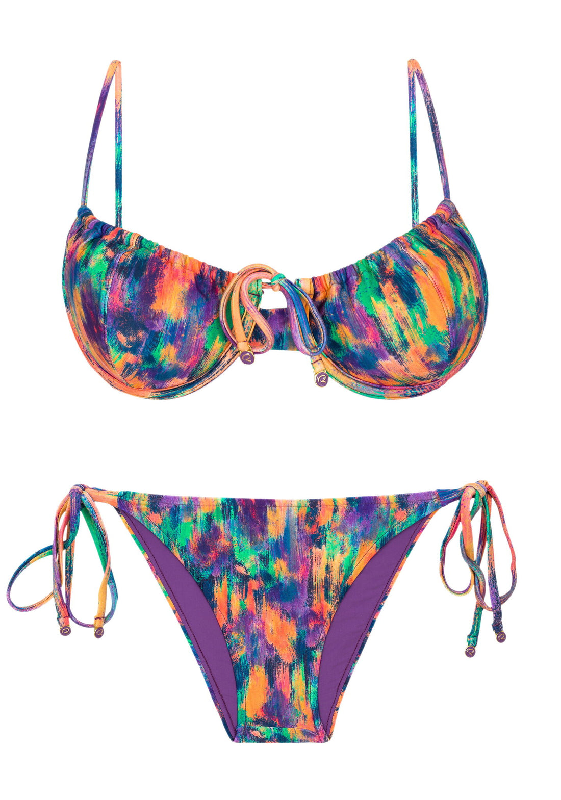 Product Front: Rio De Sol Two Piece Swimwear Set Euphoria Balconet-Tie Lacinho