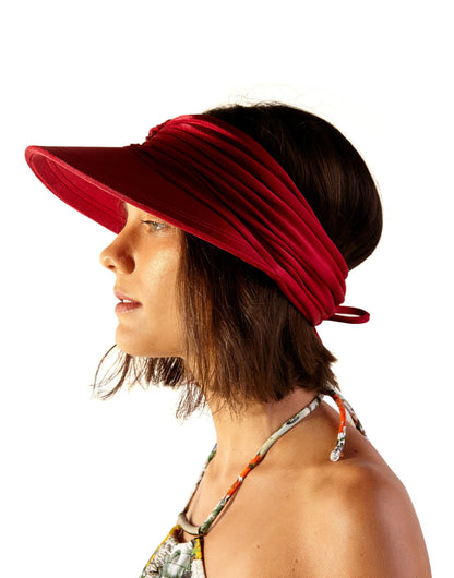 Image 02: Blueman Visor Viseira Fuji Liso Vermelho