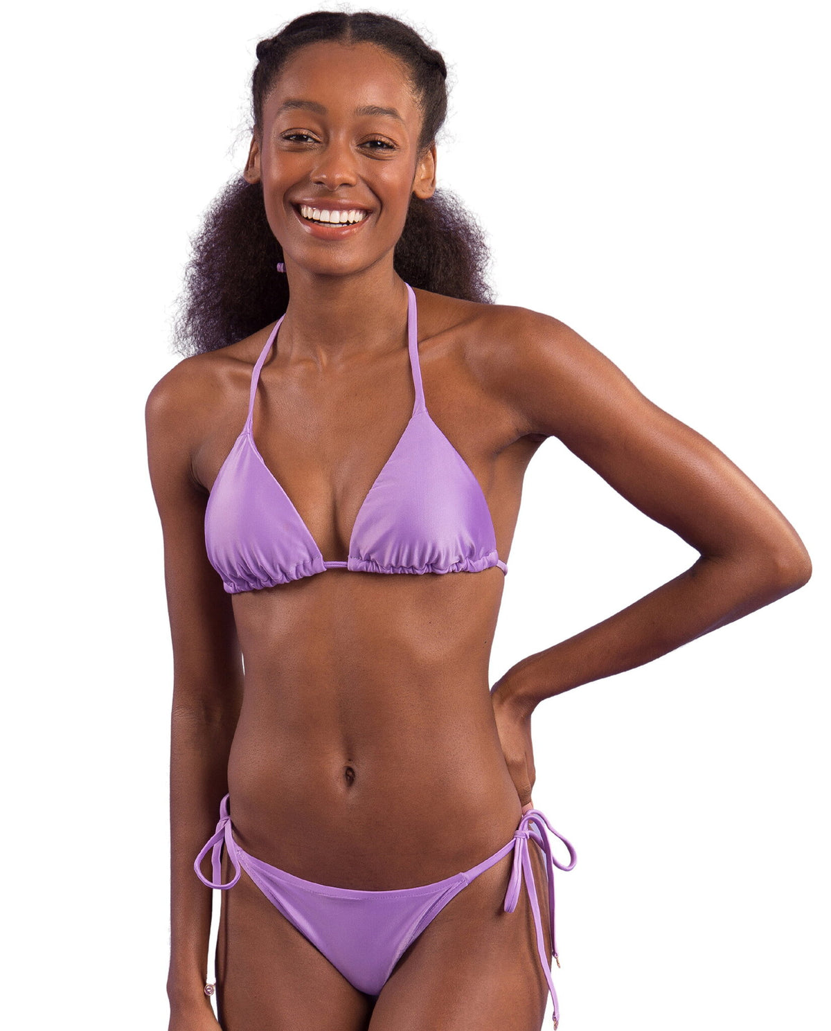 Gallery: Rio De Sol Two Piece Swimwear Set Orchid Tri-Inv Cheeky-Tie