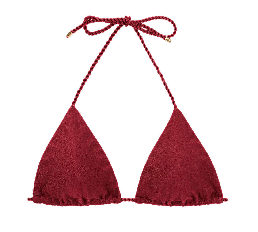 Product Front: Rio De Sol Bikini Tops Top Shimmer-Divino Tri-Rope