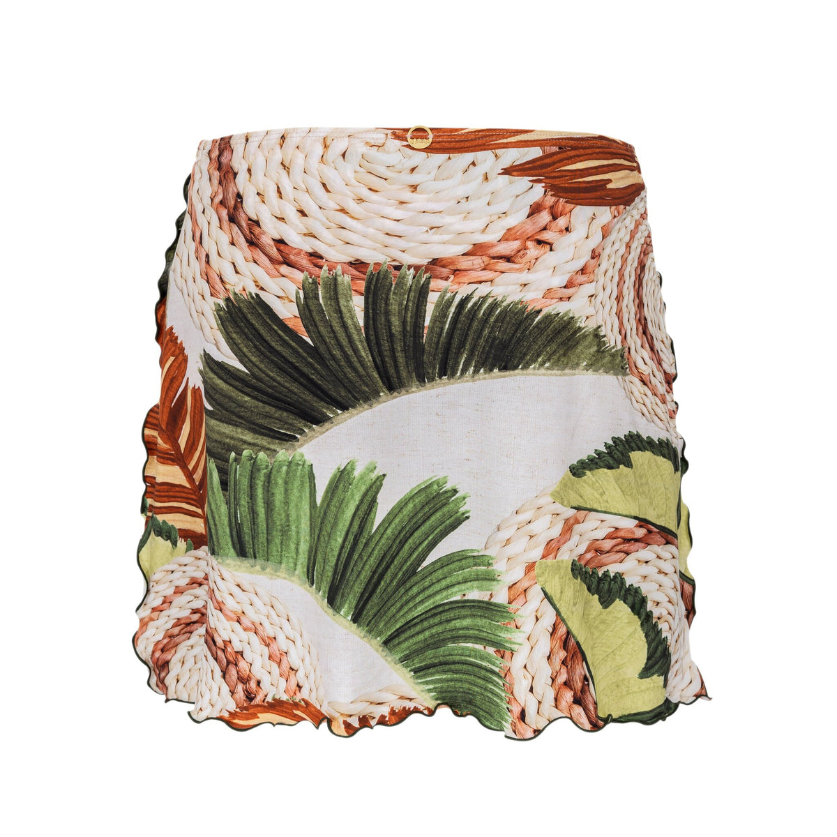 Product Back: La Playa Bikini Bottoms Bottom Cropped Feito A Mao