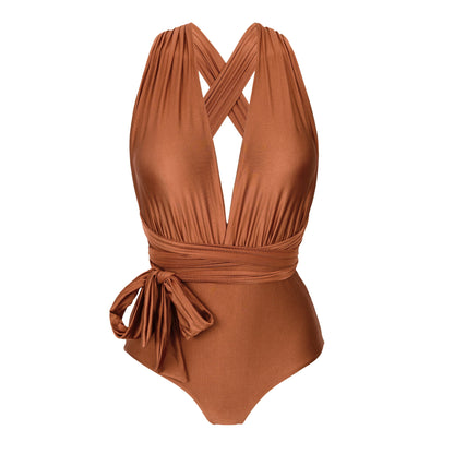 Product Back: Rio De Sol One Piece Swimsuits Nocciola Marina