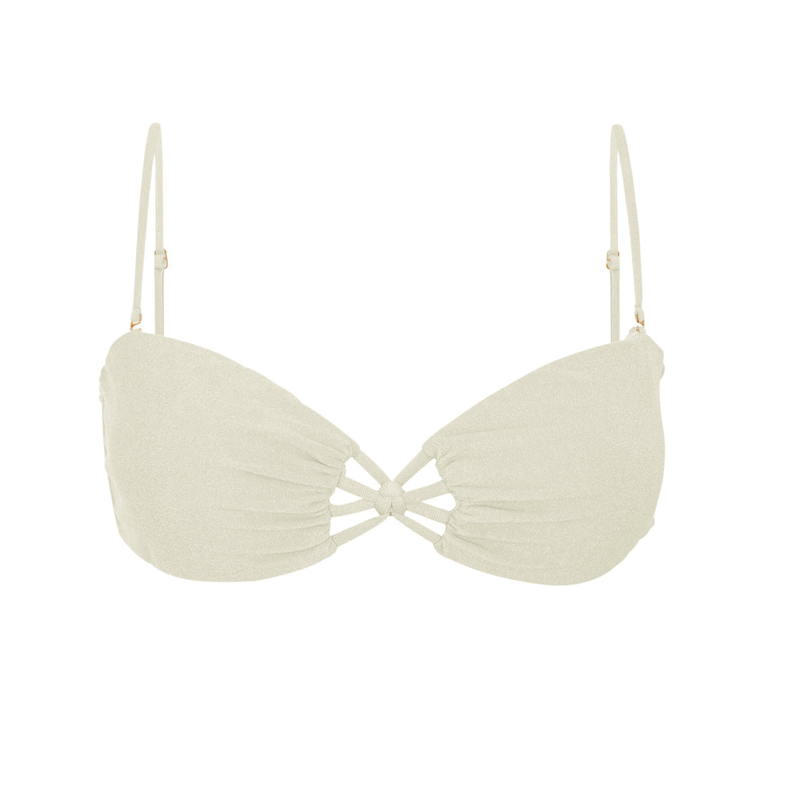 Product Front: Rio De Sol Bikini Tops Top Malibu-Natural Bandeau-Iris