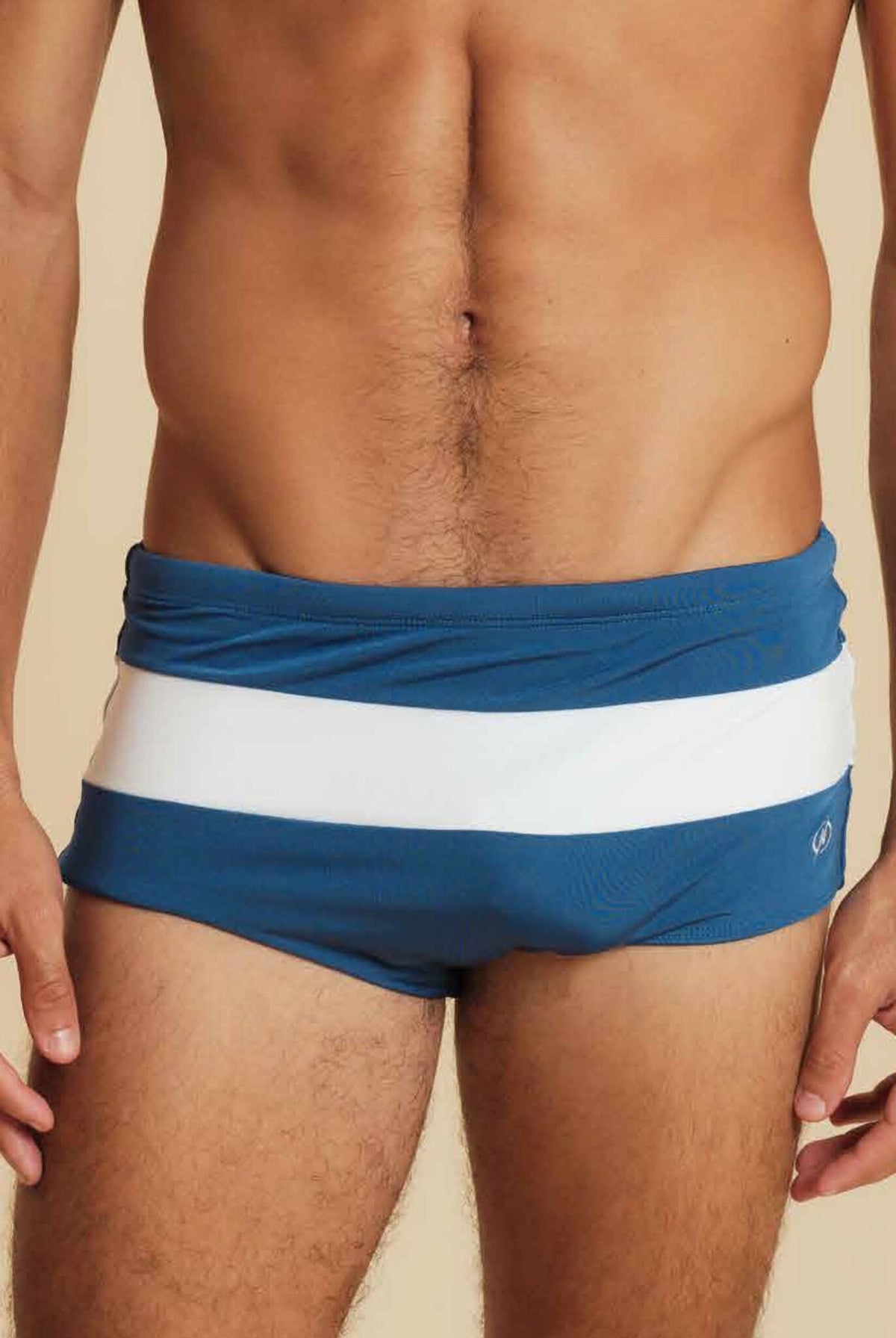 Gallery: Blueman Swim Trunks Sunga Army Crepúsculo Bicolor Liso Azul