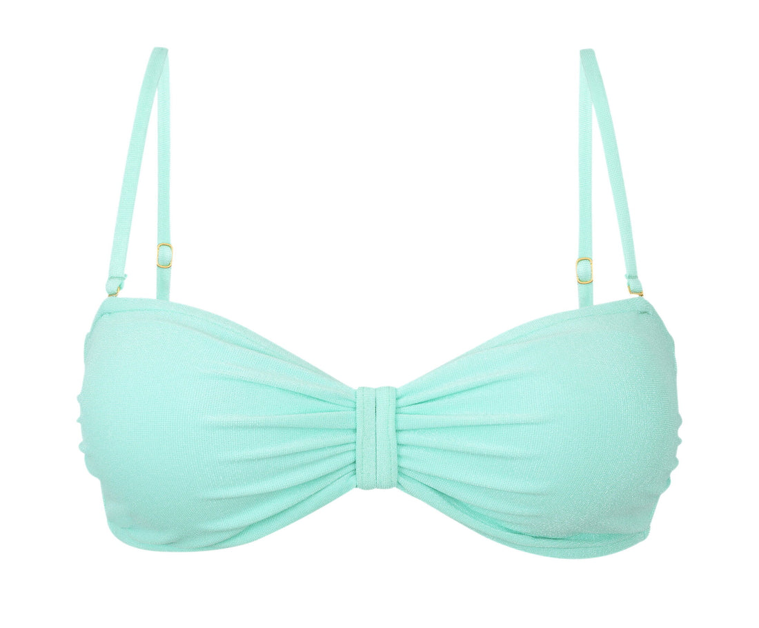 Product Front: Rio De Sol Bikini Tops Top Malibu-Menta Bandeau-Duo