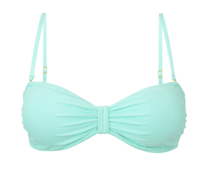 Product Front: Rio De Sol Bikini Tops Top Malibu-Menta Bandeau-Duo