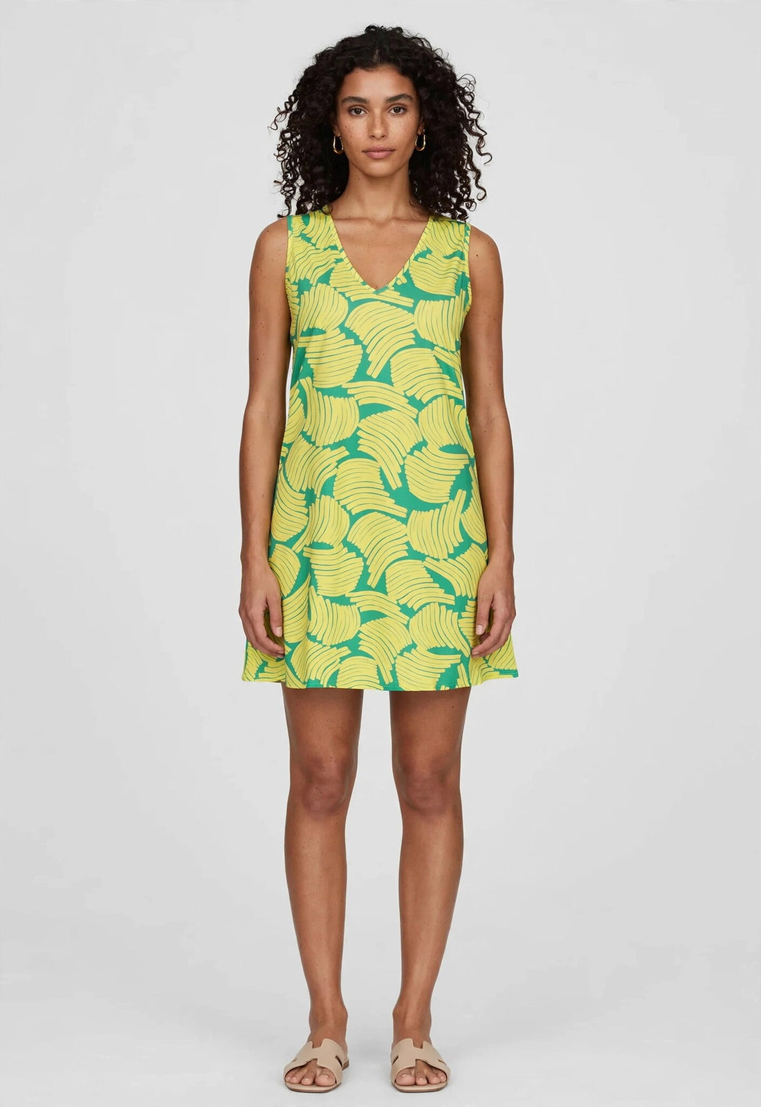 Model Front: Rio De Sol Mini Dresses Dress Banana Yellow