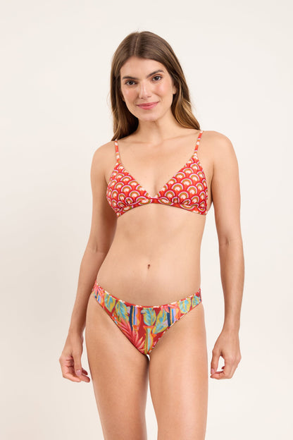 Image 08: Rio De Sol Two Piece Swimwear Set Floral-Scales Tri-Fixo Essential-Comfy