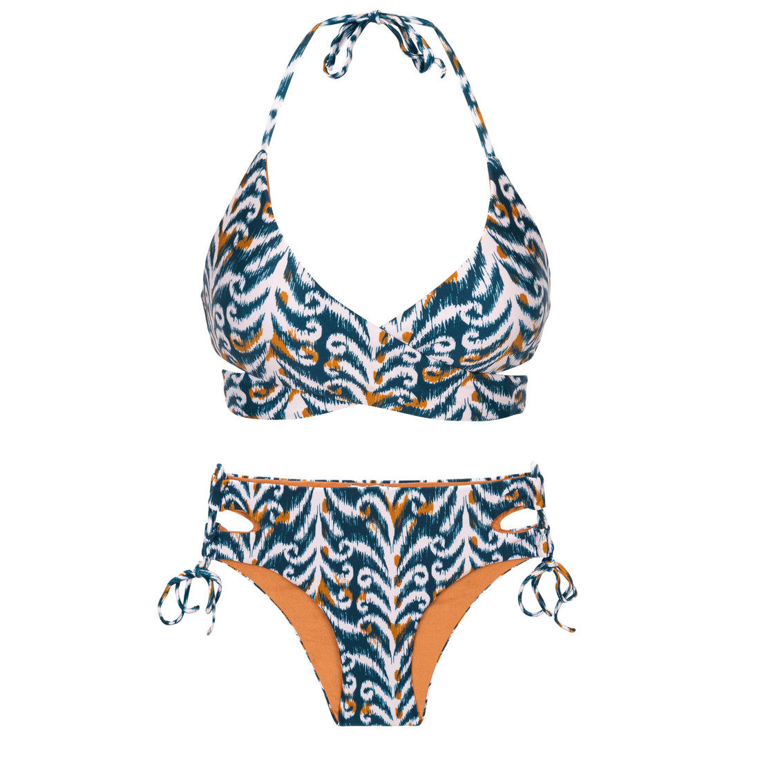 Product Front: Rio De Sol Two Piece Swimwear Set Ikat Kate Madrid
