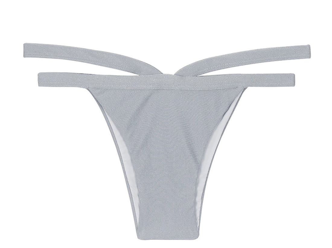 Product Front: Rio De Sol Bikini Bottoms Calcinha Silver Triangulo