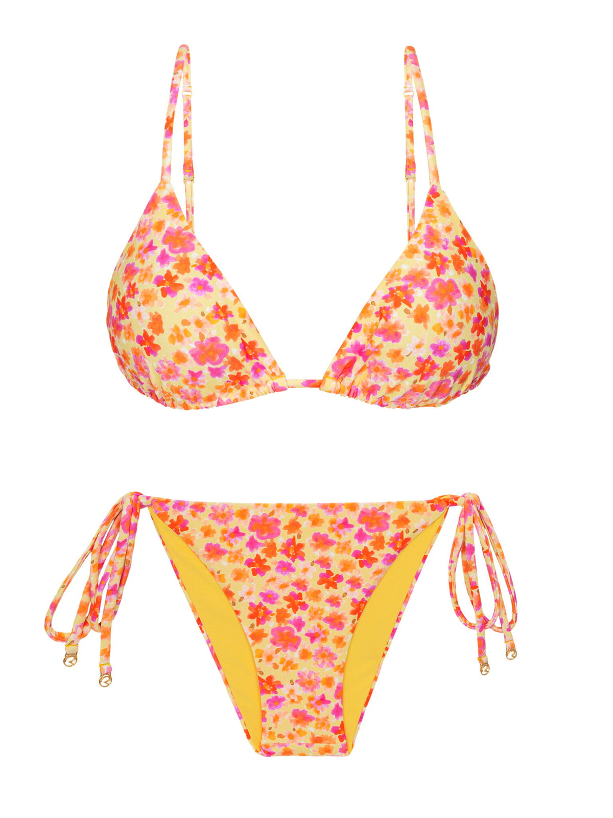 Product Front: Rio De Sol Two Piece Swimwear Set Ditsy-Butter Lia Lacinho