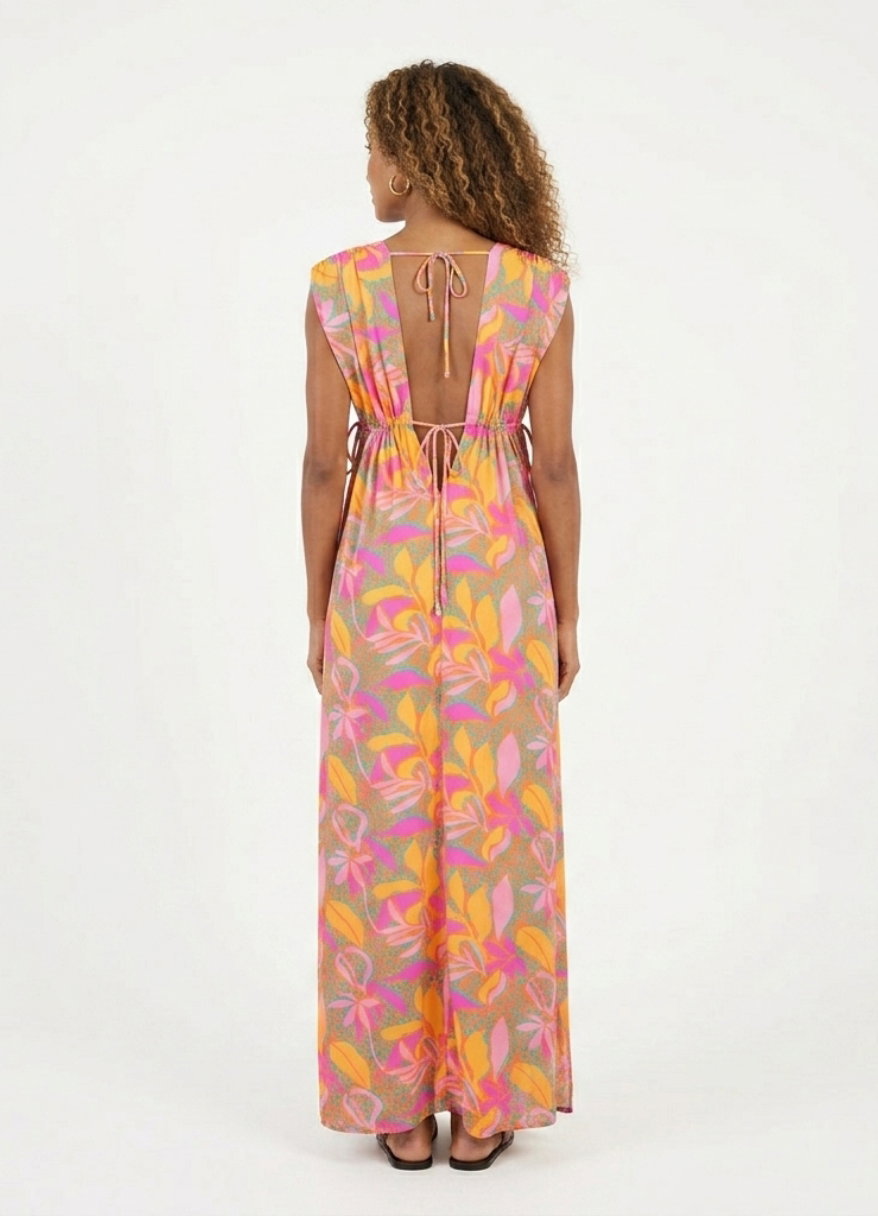 Model Back: Rio De Sol Maxi Dresses Lyla Long Dress Soleil