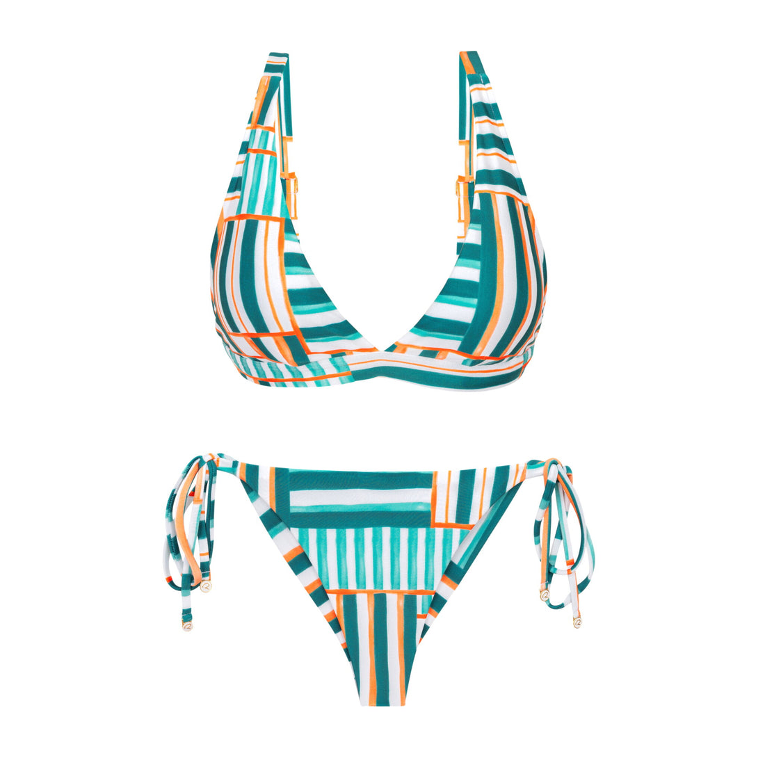 Product Front: Rio De Sol Two Piece Swimwear Set Bartel Alba Cheeky-Micro